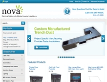Tablet Screenshot of novaautomation.net